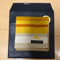 バーバリー  Burberry ハンカチ 黄色