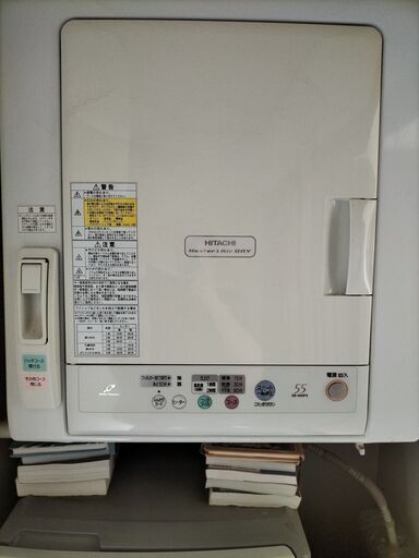 衣類用乾燥機　 HITACHI / DE-N5FX / 5.5kg 2011年製