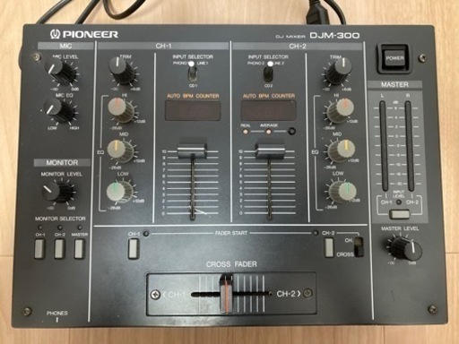 商談中◆完動品◆Pioneer パイオニア パフォーマンスDJミキサー DJM-300 DJM 300 JDilla使用モデル 旧ロゴ　パイオニアDJ