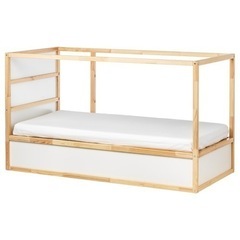交渉中IKEA イケア KURA キューラ ロフトベッド×1（マットレス×2付き）