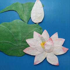 🌷和紙画教室🌷睡蓮を作る - 絵画
