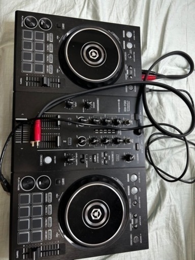 DDJ400\u0026スピーカー\u0026ヘッドホン\u0026PCスタンドのセット