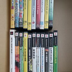 PS2ゲーム各種21本　無料