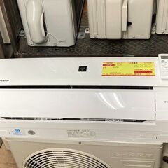 K04258 シャープ 中古エアコン 主に6畳用 冷房能力 2.2KW ／ 暖房能力 2.5