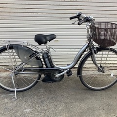 85 ヤマハ新機種電動アシスト自転車pas natura26インチグレーアルミ