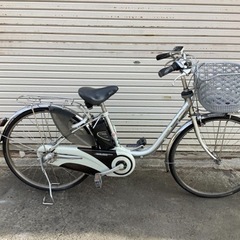 パナソニック電動アシスト自転車26インチシルバー 大阪府 Panasonic 電動アシスト自転車 シルバー スポーツタイプ 大阪府