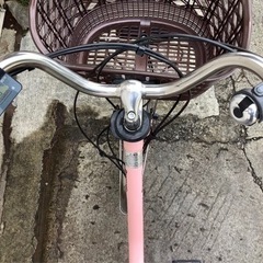 88 パナソニック新機種電動アシスト自転車viviDX26インチピンクボディー