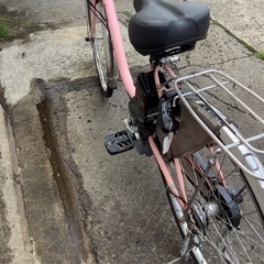 88 パナソニック新機種電動アシスト自転車viviDX26インチピンクボディー