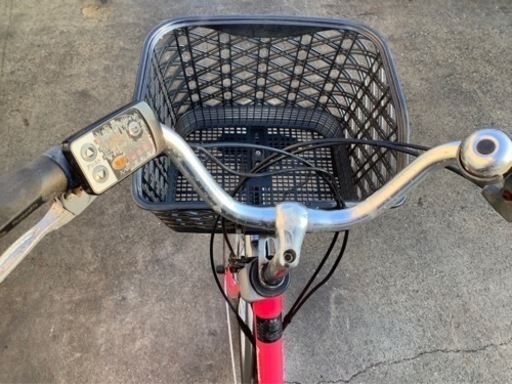 89 パナソニック新機種電動アシスト自転車viviDX24インチ レッド