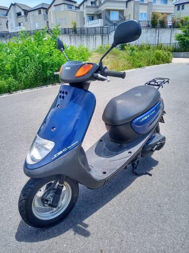 【配送可能\u0026整備済み】ヤマハ　スペースジョグ　ブルー　2st　原付　50cc　スクーター