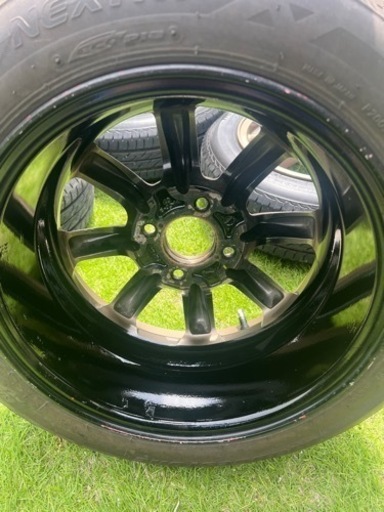 値下げ】4万→3.5万 BR ブラックレーシング ホイール 自家塗装 タイヤ  