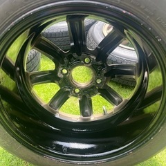 【値下げ】4万→3.5万　BR ブラックレーシング　ホイール　自家塗装　タイヤ付き
