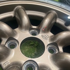 【値下げ】4万→3.5万　BR ブラックレーシング　ホイール　自家塗装　タイヤ付き