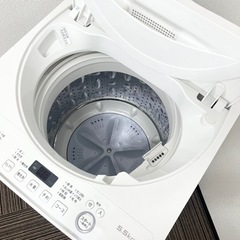 激安‼️単身用にピッタリ 5.5キロ 19年製 SHARP 洗濯機 ES-GE5D 🌟06201