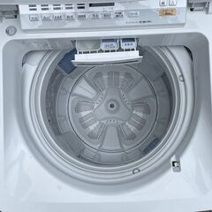 【RKGSE-016】特価！Panasonic/全自動洗濯機/8kg/NA-FA80H5/中古品/2017年製/当社より近隣地域無料配達/