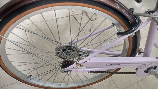 ★ジモティ割あり★  軽快車 24インチ 薄ピンク クリーニング済み TJ1017 ☆ジモティ割あり☆ 軽快車 24インチ 薄ピンク クリーニング済み TJ1017