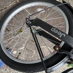 Jeep折りたたみ自転車 黒