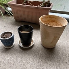 植木鉢　3個　陶器
