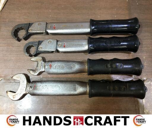 BBK　エアコン用トルクレンチ4本セット　中古品　22ｍｍ/17ｍｍ　Ｘ18ｍ・Ｎ/Ｘ38ｍ・Ｎ　【ハンズクラフト宜野湾店】