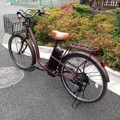 電動アシスト自転車 2月購入新品同様
