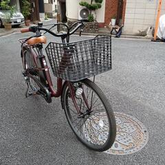 電動アシスト自転車 2月購入新品同様