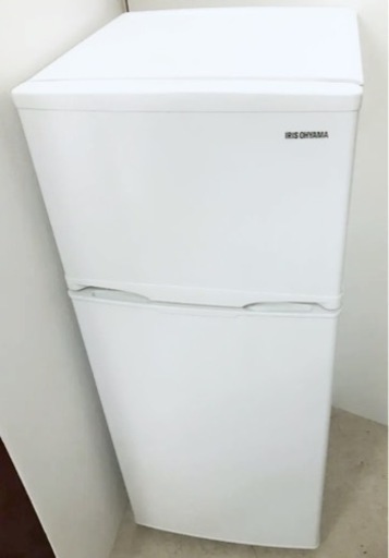 (送料無料) 2020年購入 極美品 2ドア冷蔵庫 1年使用 現行型 新品価3万 格安 IRIS OHYAMA