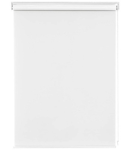 Deconovo ロールスクリーン ロールカーテン 幅120cm 丈135cmホワイト 1級遮光 断熱 遮熱 防音 防寒 UVカット 表裏同色