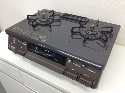 (7/3受渡済)JT7059【Paloma/パロマ ガスコンロ LPガス】極美品 2022年製 IC-S806BM-2R 家電 キッチン レンジ ガステーブル 右側強火 ホーロー