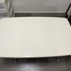 昇降テーブル　ホワイト