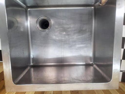 蛇口付き!! ステンレスシンク 600×600×920 アジャスター高さ調節可能