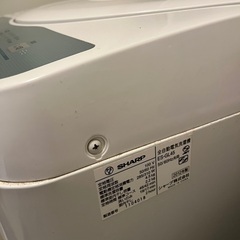 シャープ製全自動洗濯機4.5l 不具合なし