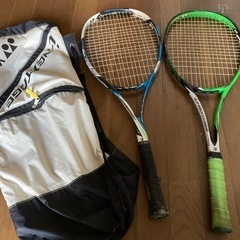 ソフトテニスラケット　2セット　ヨネックス