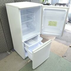 SHARP 137L 2ドア冷蔵庫 SJ-D14F-W 2019年製 白 シャープ 冷蔵庫 100Lクラス 札幌市 北20条店