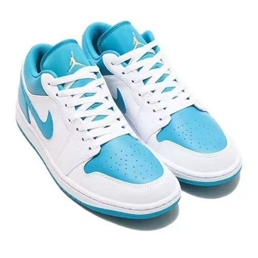 スニーカー AIR JORDAN 1 LOW WHITE/CELESTIAL