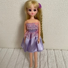 りかちゃん　紫ドレスセット