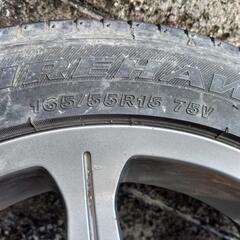 アルミホイール・タイヤ４本セット　１６５ ５５ １５