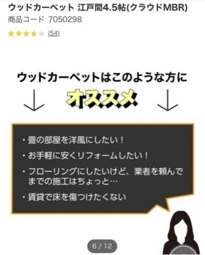 再‼︎【値下げ】ニトリ　フローリングマット