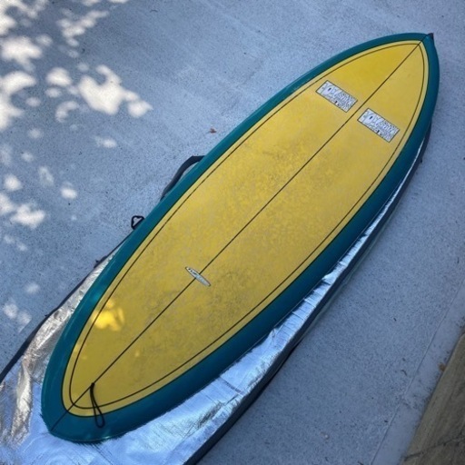 ジョエルチューダー　Tudor Surfboards ロングボード クリーム色 ジョエルチューダーTudor Surfboards ロングボード クリーム色