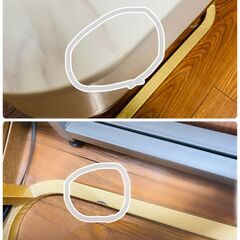 【金額相談可】大理石風　ローテーブルセット