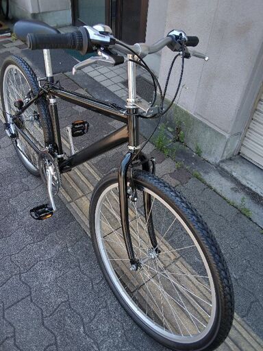 美品☆26吋 MTB 18speed/ブラック 美品！SUPER AMICUS 26型18速