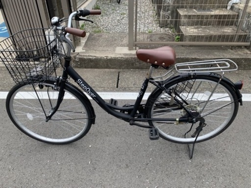 大人自転車26インチ6段階ギア