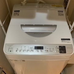 乾燥機能付き洗濯機　SHARP ES-TX5F