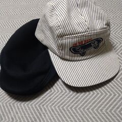 帽子（キャップと黒メッシュハンチング）🧢