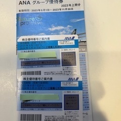 【優待】株主優待券ANA