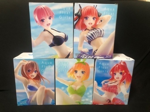 五等分の花嫁　Aqua float girls 5種セット
