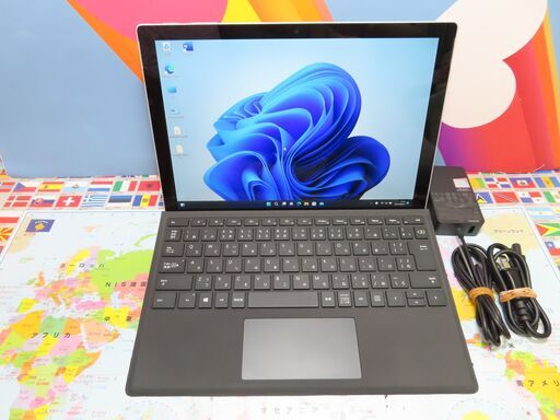JC04233 マイクロソフト Surface Pro5 1796 キーボード Win11極美品 office