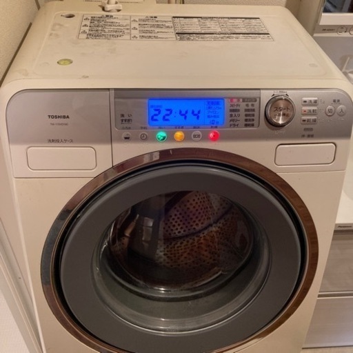 【受け渡し先決定】ドラム式洗濯機　東芝　TW-170VD(W)