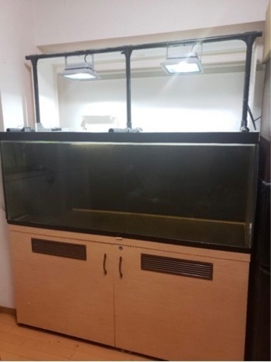 大型水槽　オーバーフローアクリル水槽セット　サイズ150×60×60