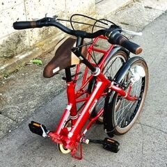 ☆お届け可！☆ 20インチ Coleman 折りたたみ自転車 シマノ6段変速