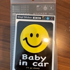 baby in carのシール